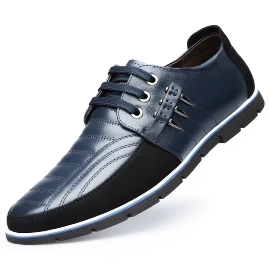 Stylish Oxford Derby Orthopedic Leather Shoes